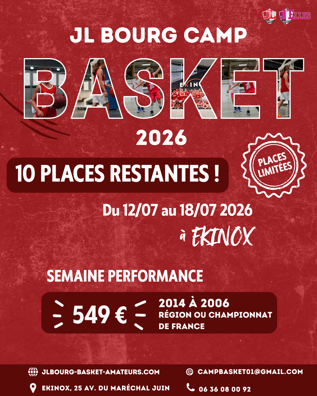 10 PLACES RESTANTES POUR LA PREMIÈRE SEMAINE – PERFORMANCE