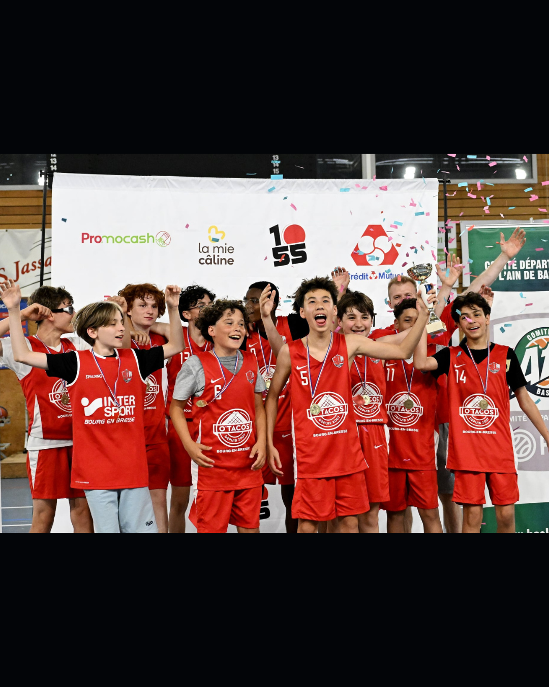 U15 GARÇON DÉPARTEMENTALE SÉRIE 2, CHAMPIONS DE L&rsquo;AIN !