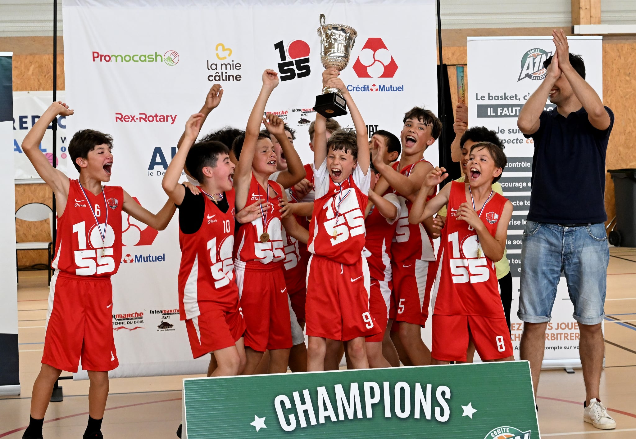 U13 GARÇON DÉPARTEMENTALE SÉRIE 1, CHAMPION DE L&rsquo;AIN !